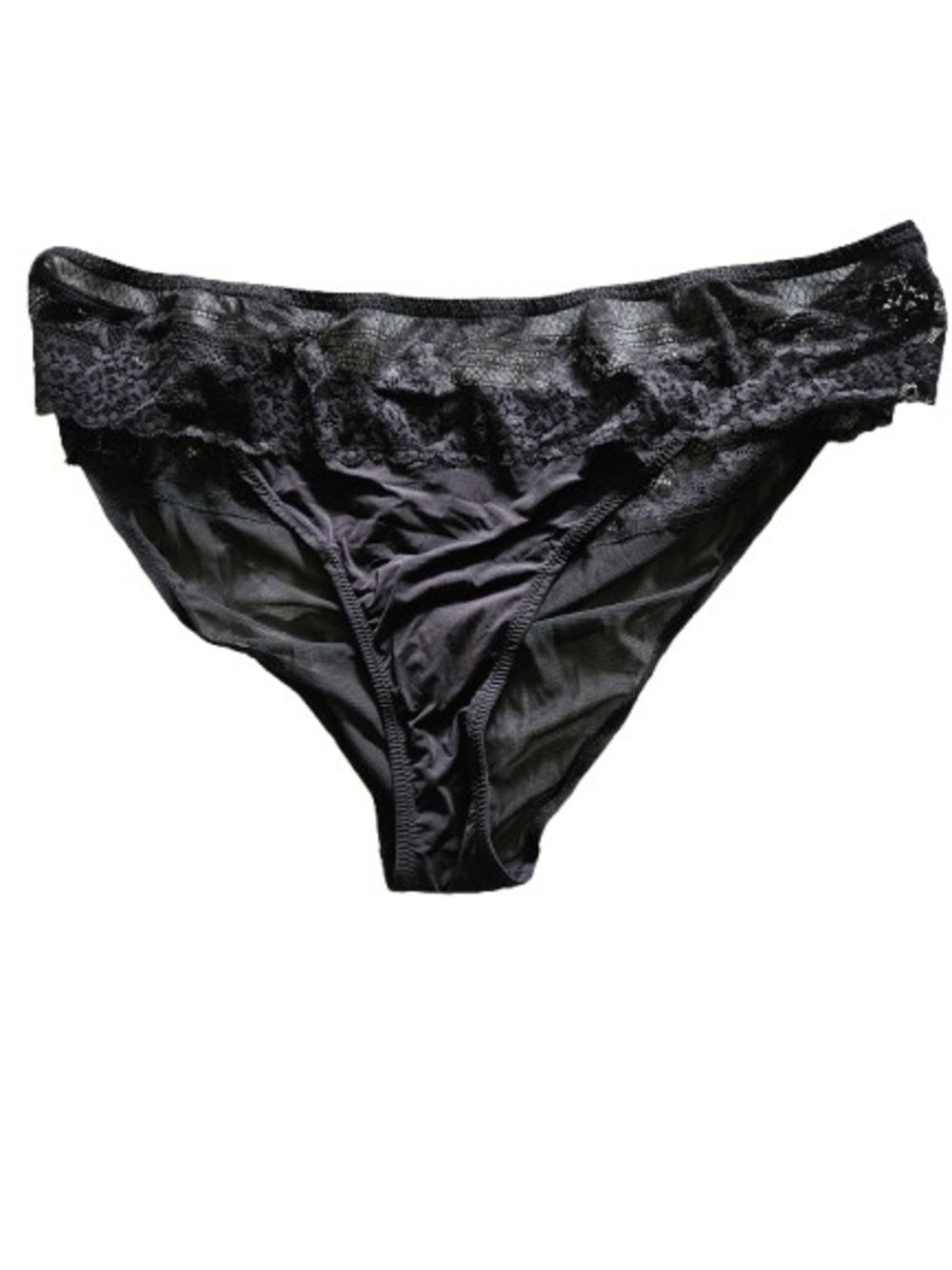 Adore Me Black Lace Bikini Briefs